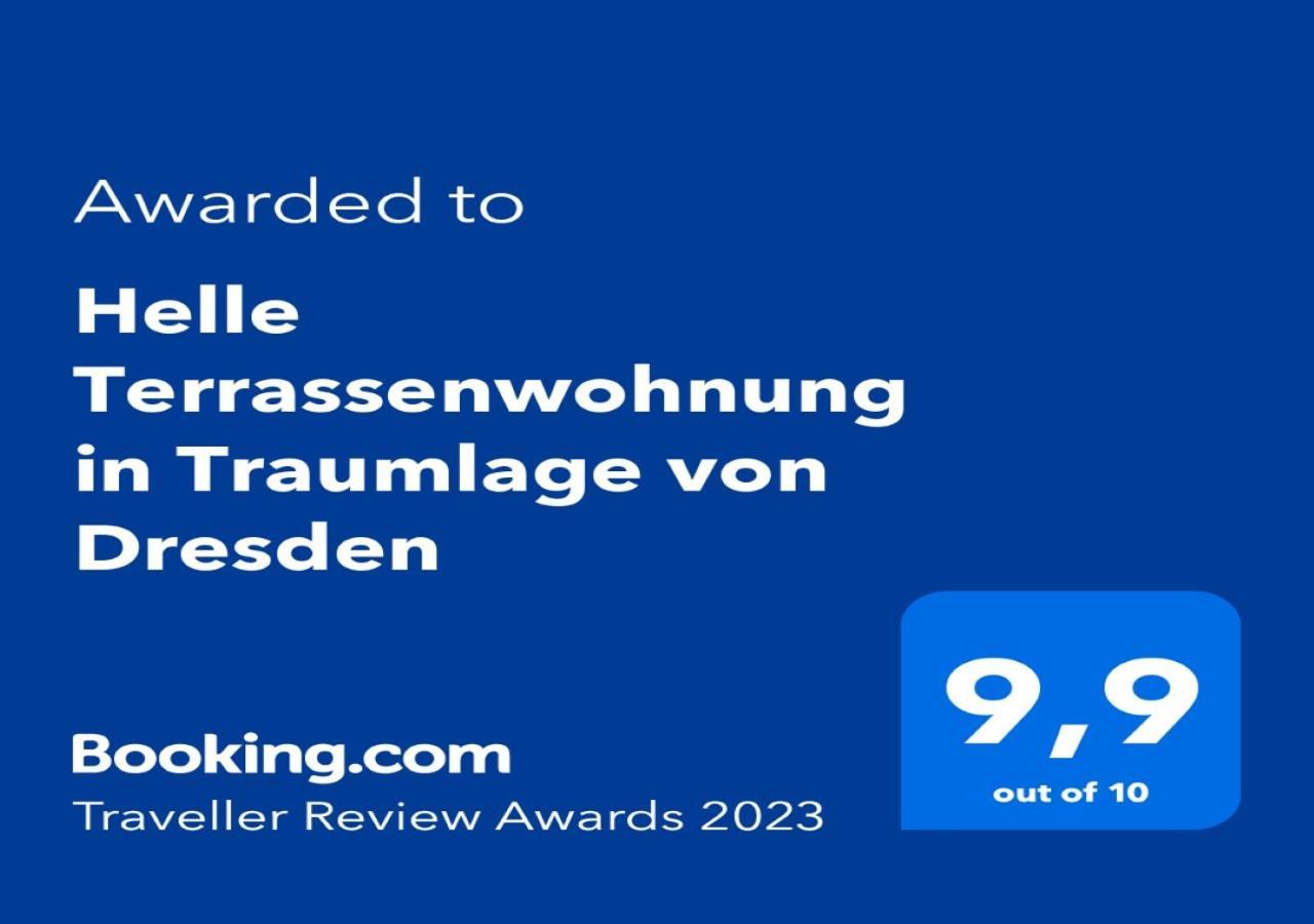Helle Terrassenwohnung In Traumlage Von Dresden Exterior foto